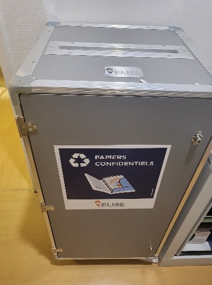 Recyclage papiers confidentiels clinique saint germain